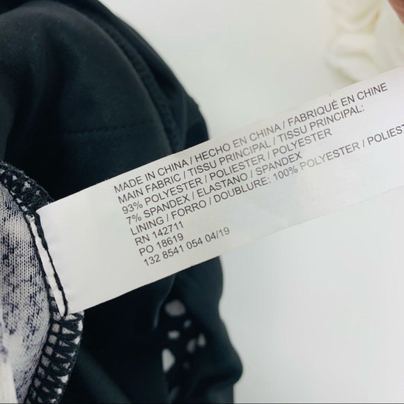 NWOT Eloquii Black White Jumpsuit with Cutout - Picture 10 of 11